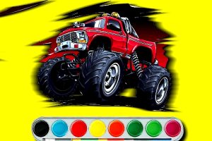Monstrous Jeep Artistry - HTML5 Game Thumbnail