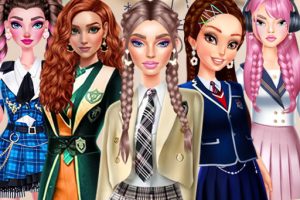 Fashionista’s School Uniform Adventure - HTML5 Game Thumbnail