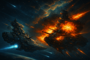 Galactic Showdown: Space Battle Royale - HTML5 Game Thumbnail