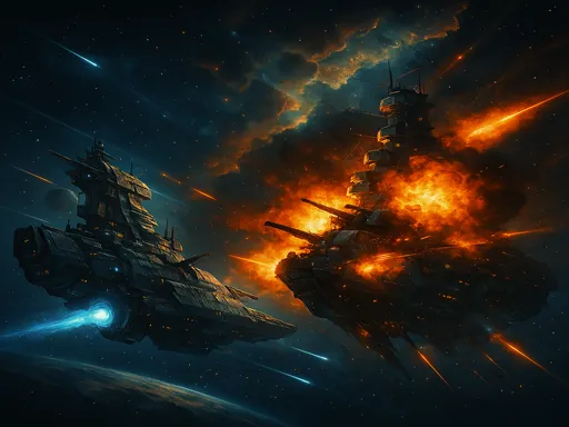 Galactic Showdown: Space Battle Royale - HTML5 Game Thumbnail