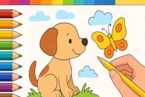 Colorful Creations: Pencil Art Studio - HTML5 Game Thumbnail