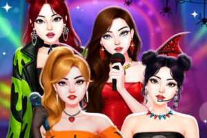Haunted K-Pop Styling Challenge - HTML5 Game Thumbnail